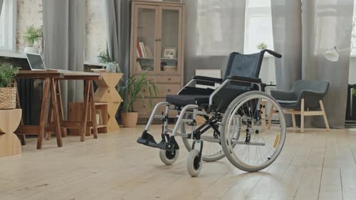 Wheelchair in Studio