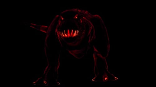 Scary Hell Dinosaur Vj Loop