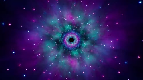 Abstract Space Galaxy Background Loop 4K