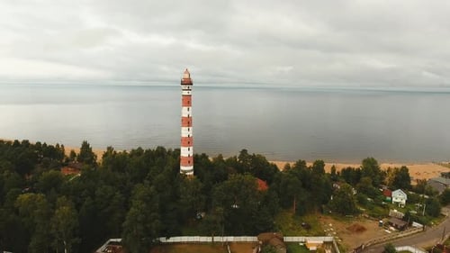 Old Lighthouse on the Coast