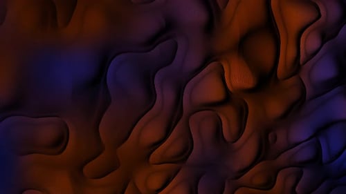 Abstract Morphing Wavy Lines Gradient Background Loop