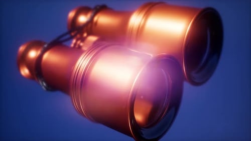 Flying Old Military Binoculars