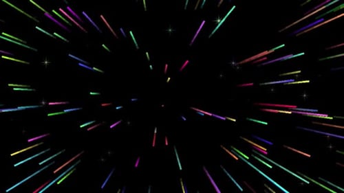 Speed colorful Line Particles Loop