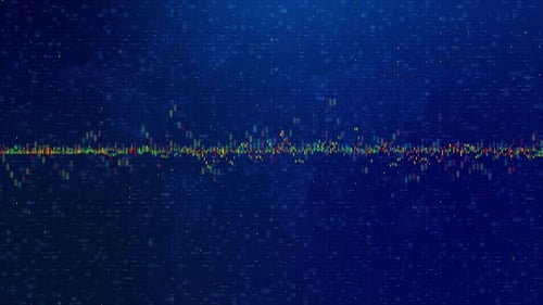 global stock market graph over world map