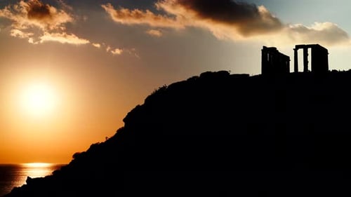 Temple grec de Poséidon, cap Sounio