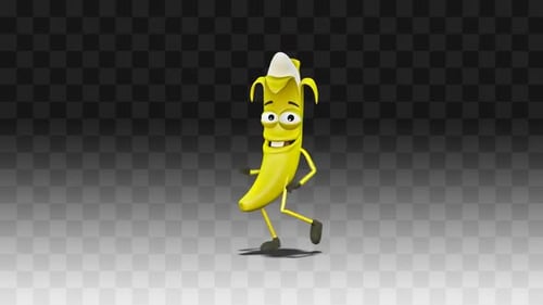 Banane läuft