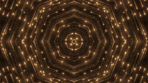 Glowing light pattern