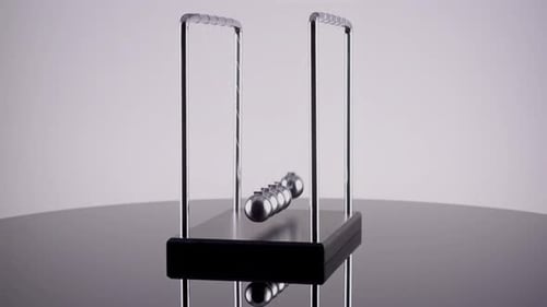 Newton's Cradle Slow Motion