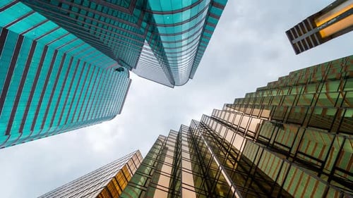 Business Skyscraper in Hong Kong