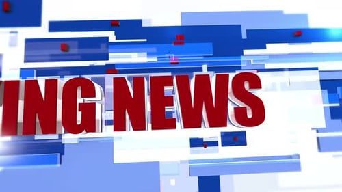 Breaking News Transition With Alpha Channel