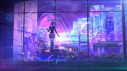 Le robot volant fonctionne avec l'interface du futur HD