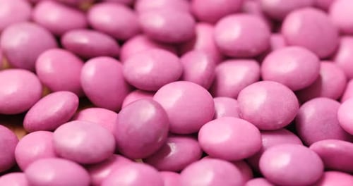 Pink chocolate bean