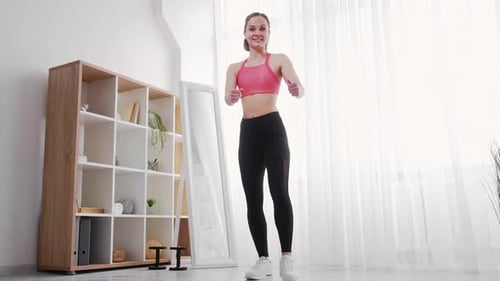 Dance Trainer Choreography Practicing Sporty Woman