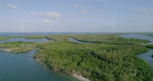 Aerial View of Jupiter Island Florida