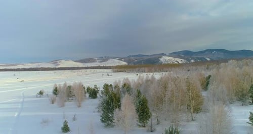 Winter Mountain Landscape
