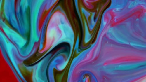 Abstract Colorful Invert Sacral Paint Exploding Texture 734