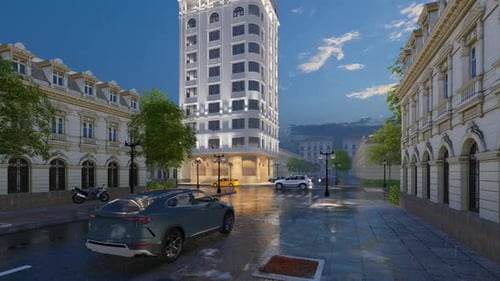 City At Rain