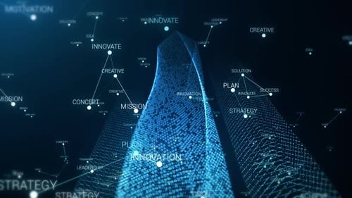 Hintergrund des kreativen Konzepts des Finanzzentrums