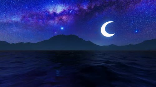 Big Moon und Insel