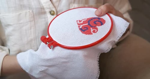 Cross-stitch.