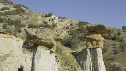 Klippen und Felsen Luftaufnahme 7
