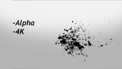Dynamic Fluid Ink Splatter Reveal Transition