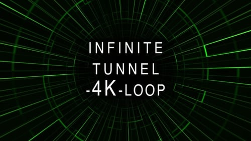 Abstract Tunnel 4K