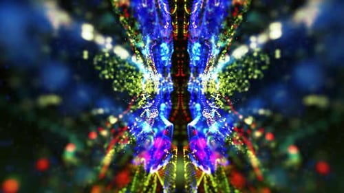 Dynamic Abstract Shimmering Particle Background