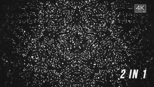 Abstract Geometric Star Particle Loop Background