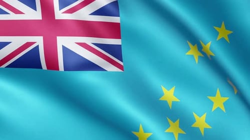 Flag of Tuvalu | UHD | 60fps