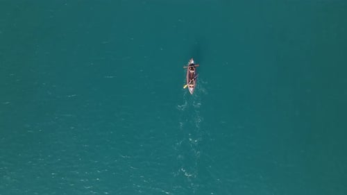 Canoeing Aerial Drone