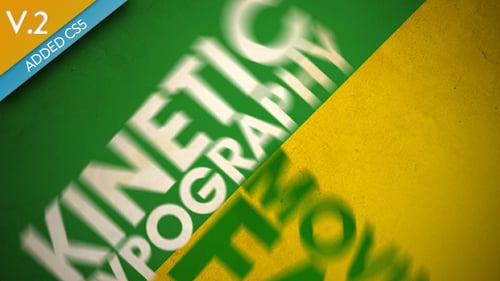 Fast Kinetic Typography