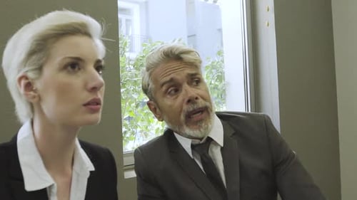 Business people working in office