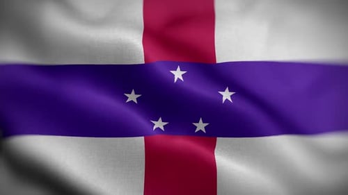 Waving Fabric Flag with Stripes and Stars Background