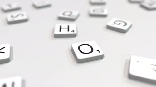 Making OSAKA City Name with Letter Tiles