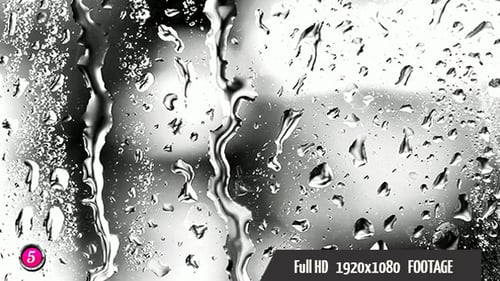 Wassertropfen auf Glas 1