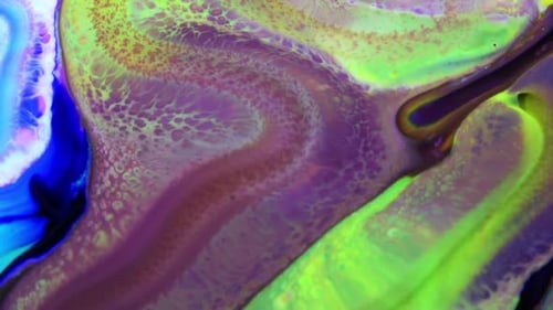 Psychedelic Galactic Paint Texture Background