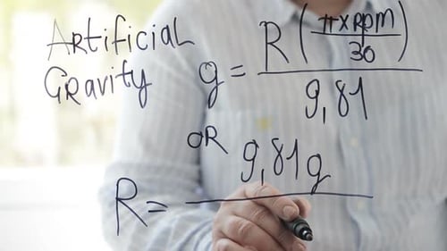 Writing Gravity Equation on Glass Surface