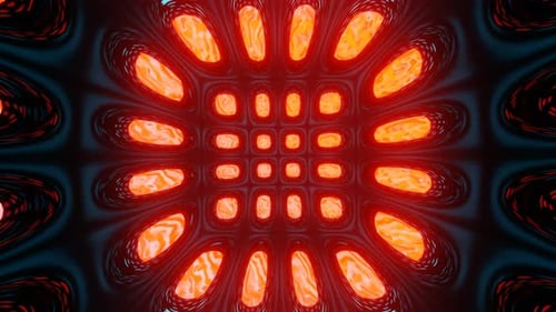 Abstract Pulsating Organic Tunnel Animation