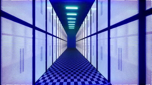 Große Serverschränke Big Data Iot