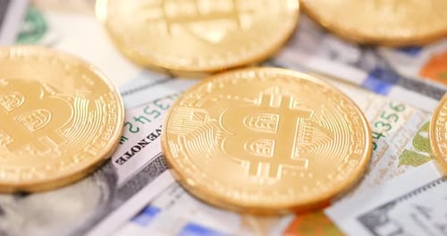 Bitcoin and US dollar