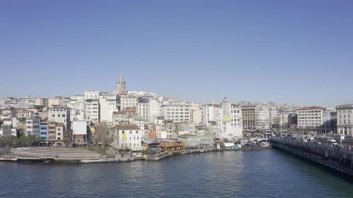 Istanbul Galata Tower Aerial View
