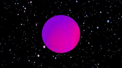 red color technology planet