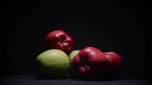 Green Apples Turning Into Red Apples