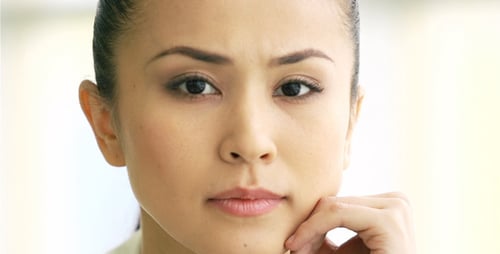 Attractive Woman's Close Up, Professional Looking