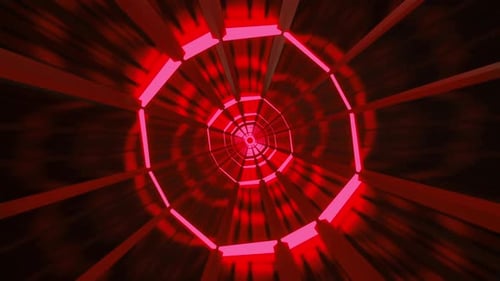 Animation of a Science fiction Tunnel