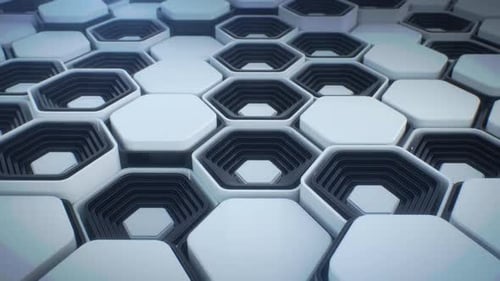 Futuristische Hex-Schleife