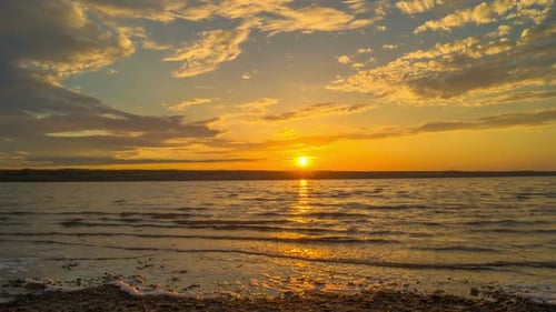 Sunset over the River