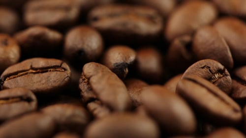 Hintergrund mit Kaffeebohnen