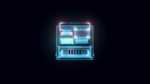 Cash Register Hologram 4k